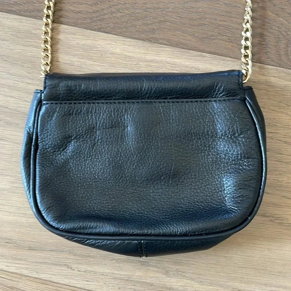 Michael Kors Small Black Leather Crossbody Bag